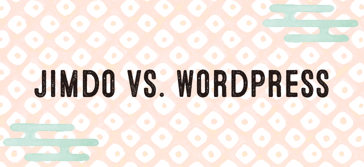 jimdo VS WordPress